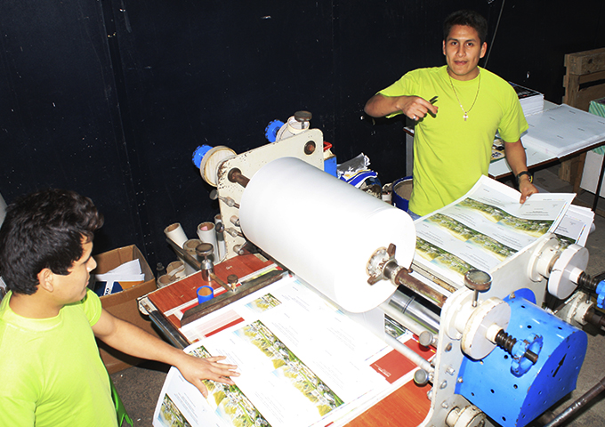 Servicio de plastificado